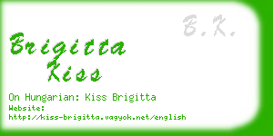 brigitta kiss business card